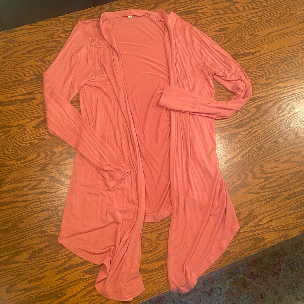 Pink cardigan